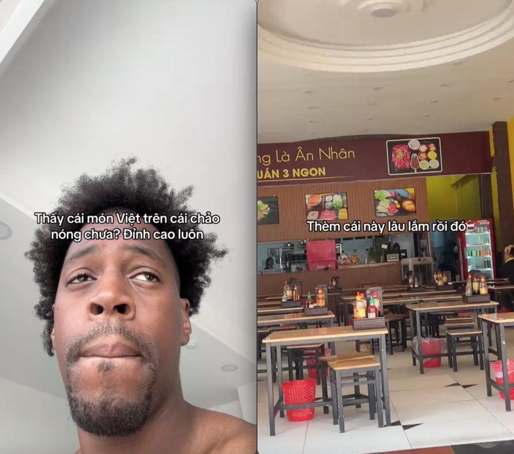 Khách Tây phát cuồng với "món Việt trên chảo nóng": Gọi liên tục 2 phần, vừa ăn vừa xuýt xoa vì quá ngon 1 khach tay phat cuong voi mon viet tren chao nong goi lien tuc 2 phan vua an vua xuyt xoa vi qua ngon